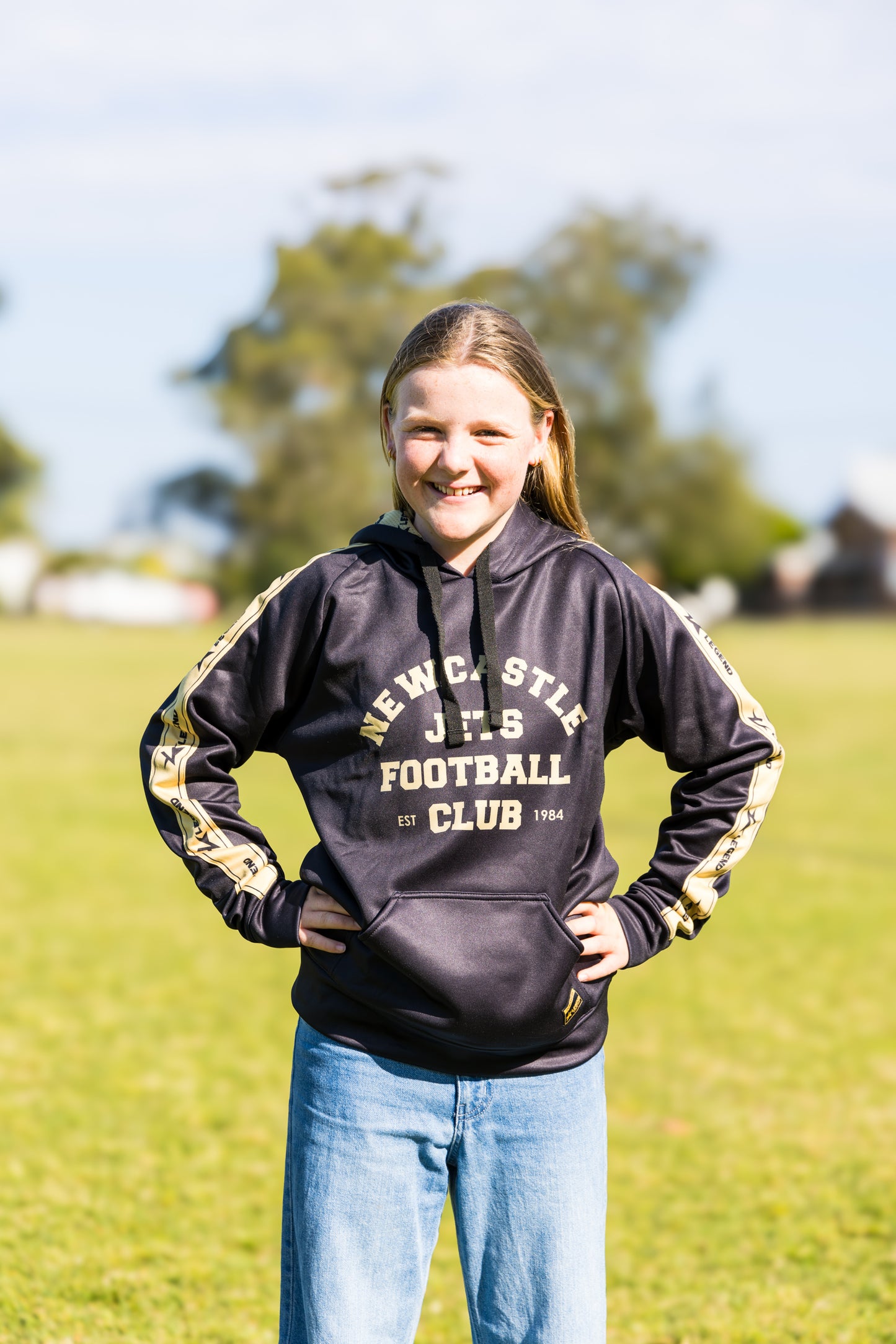 KIDS | Newcastle Jets Black Hoodie