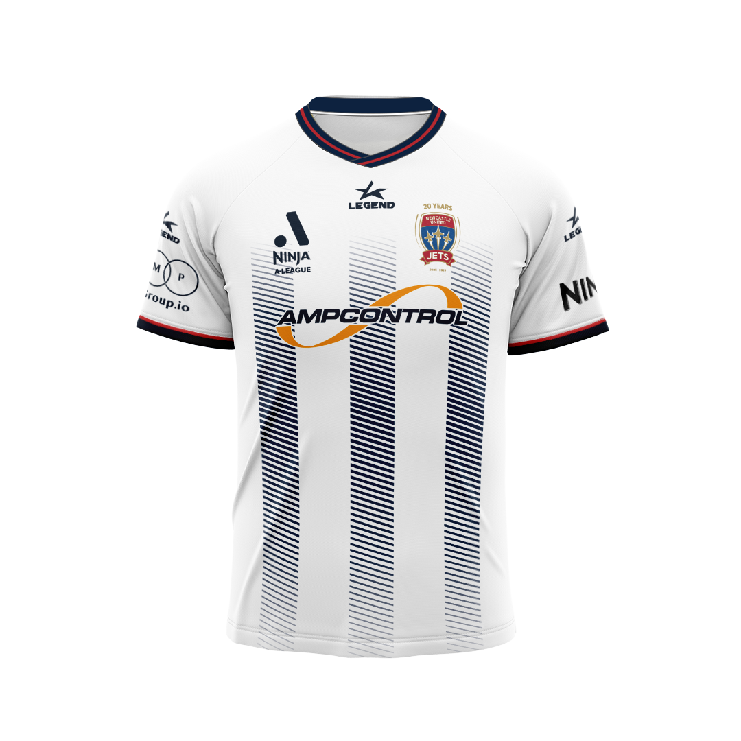 (PRE-ORDER) LADIES | Newcastle Jets 24/25 Ninja A-League Women’s Alternative Jersey White