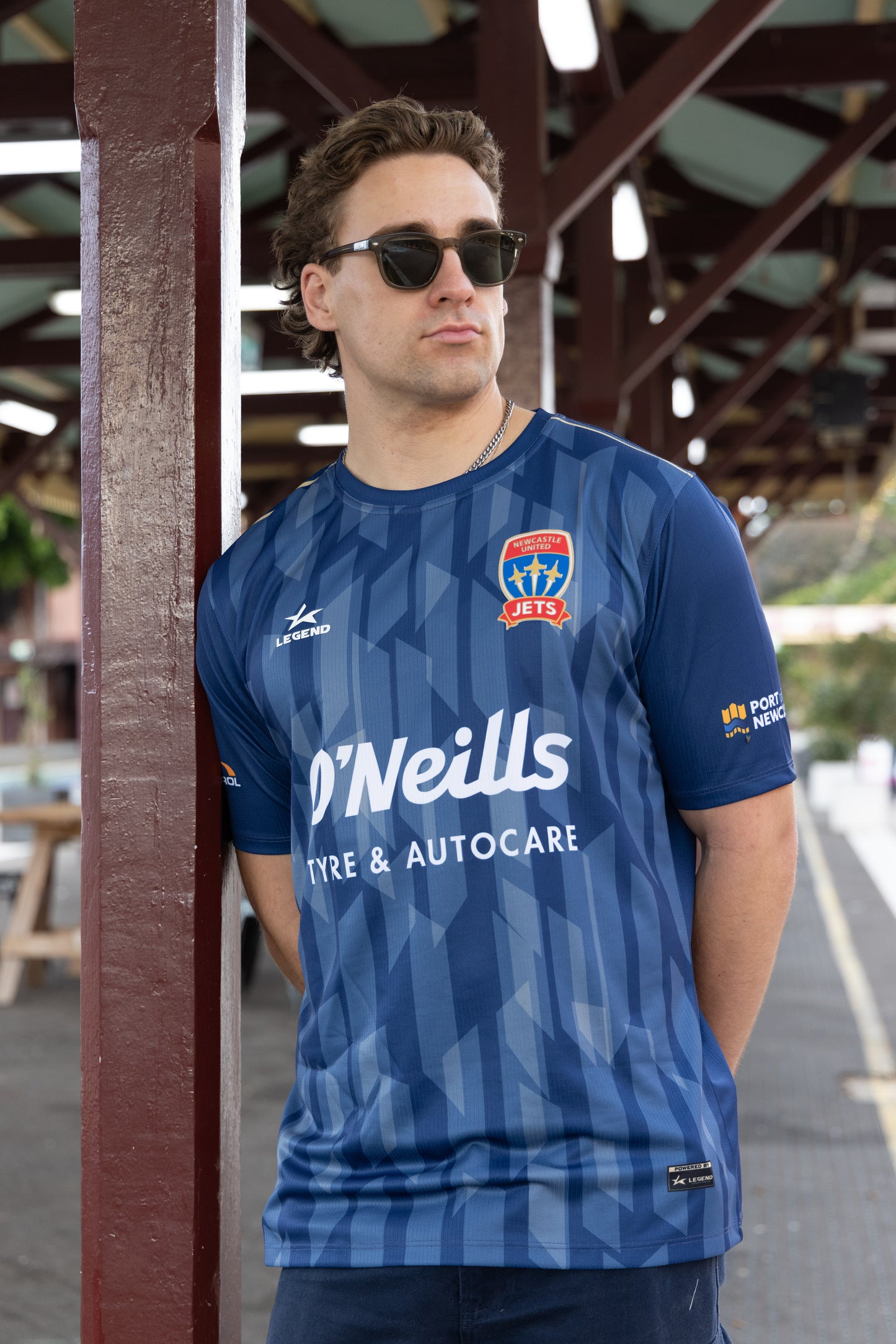 Newcastle Jets 23/24 Players Training Tee