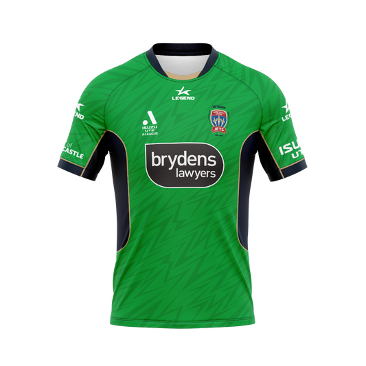 Newcastle Jets 24/25 Isuzu Ute A-League Men’s GK Green Jersey