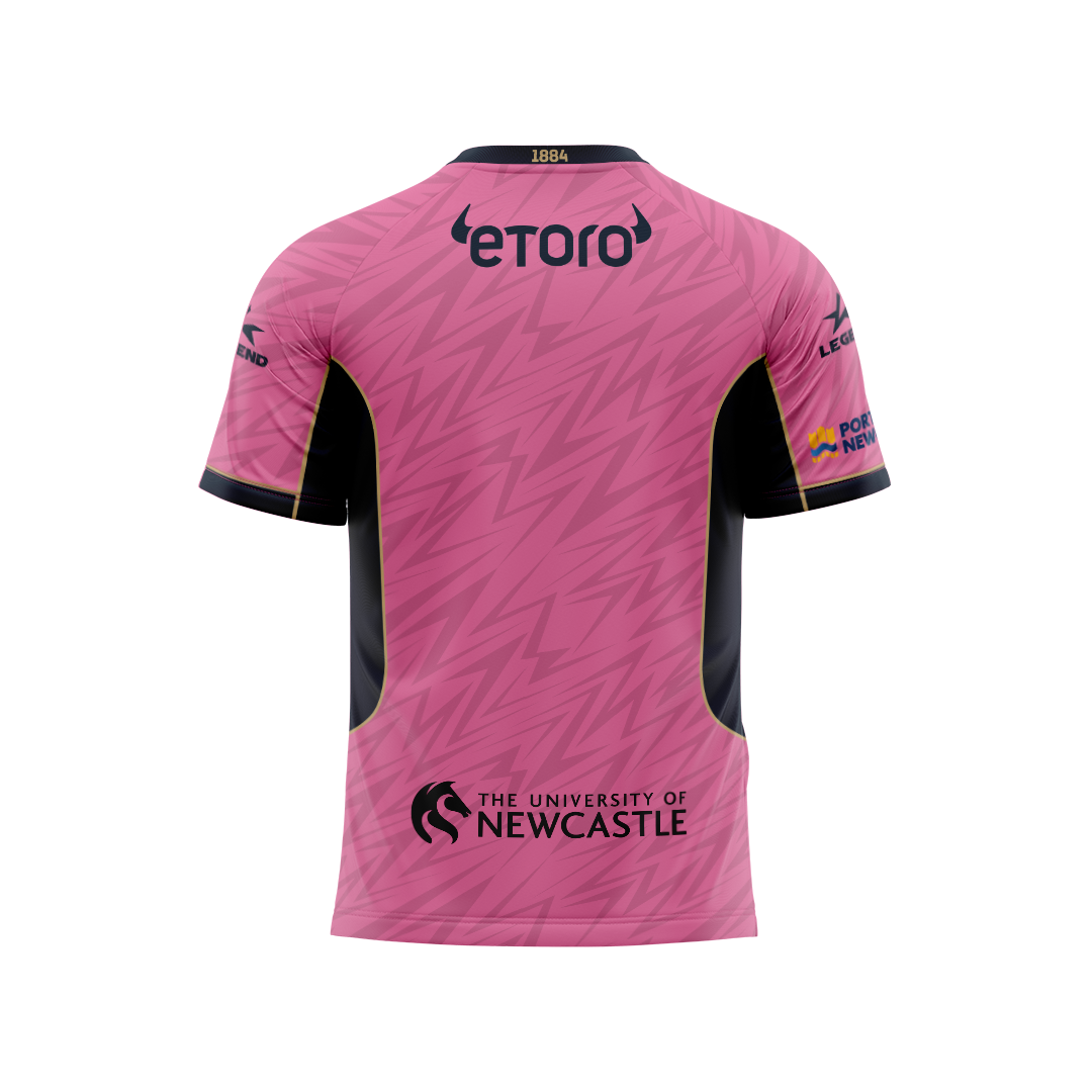 KIDS | Newcastle Jets 24/25 Isuzu Ute A-League Men’s GK Pink Jersey